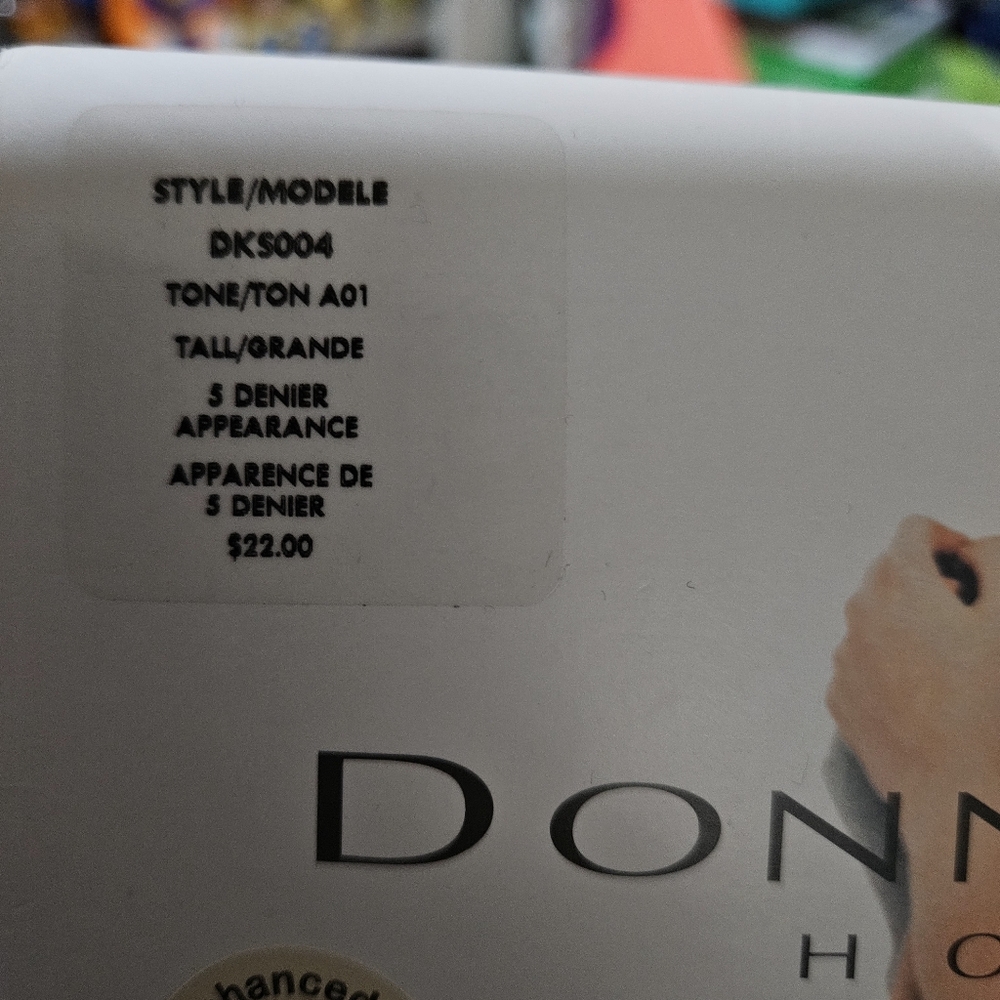 Donna Karan hosiery tone A01 size tall/grande - Picture 2 of 3